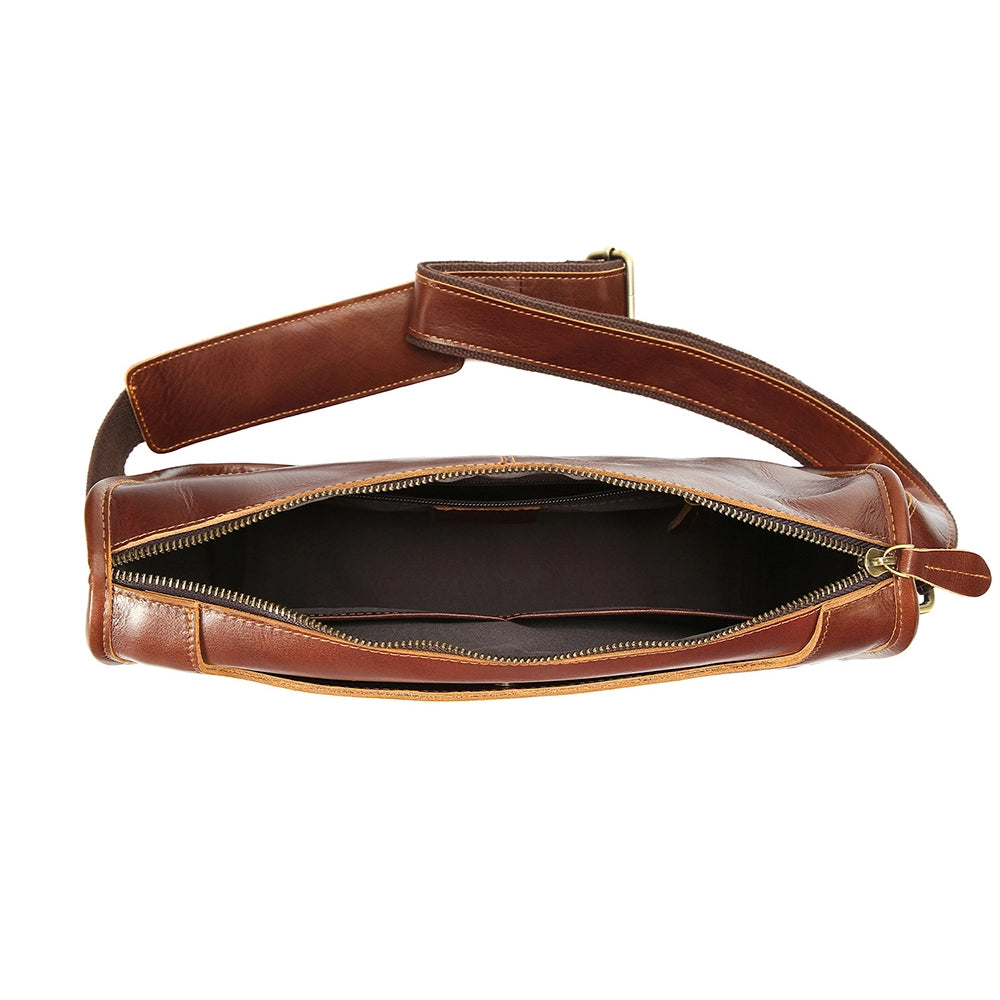 Heritage Utility Leather Crossbody Bag