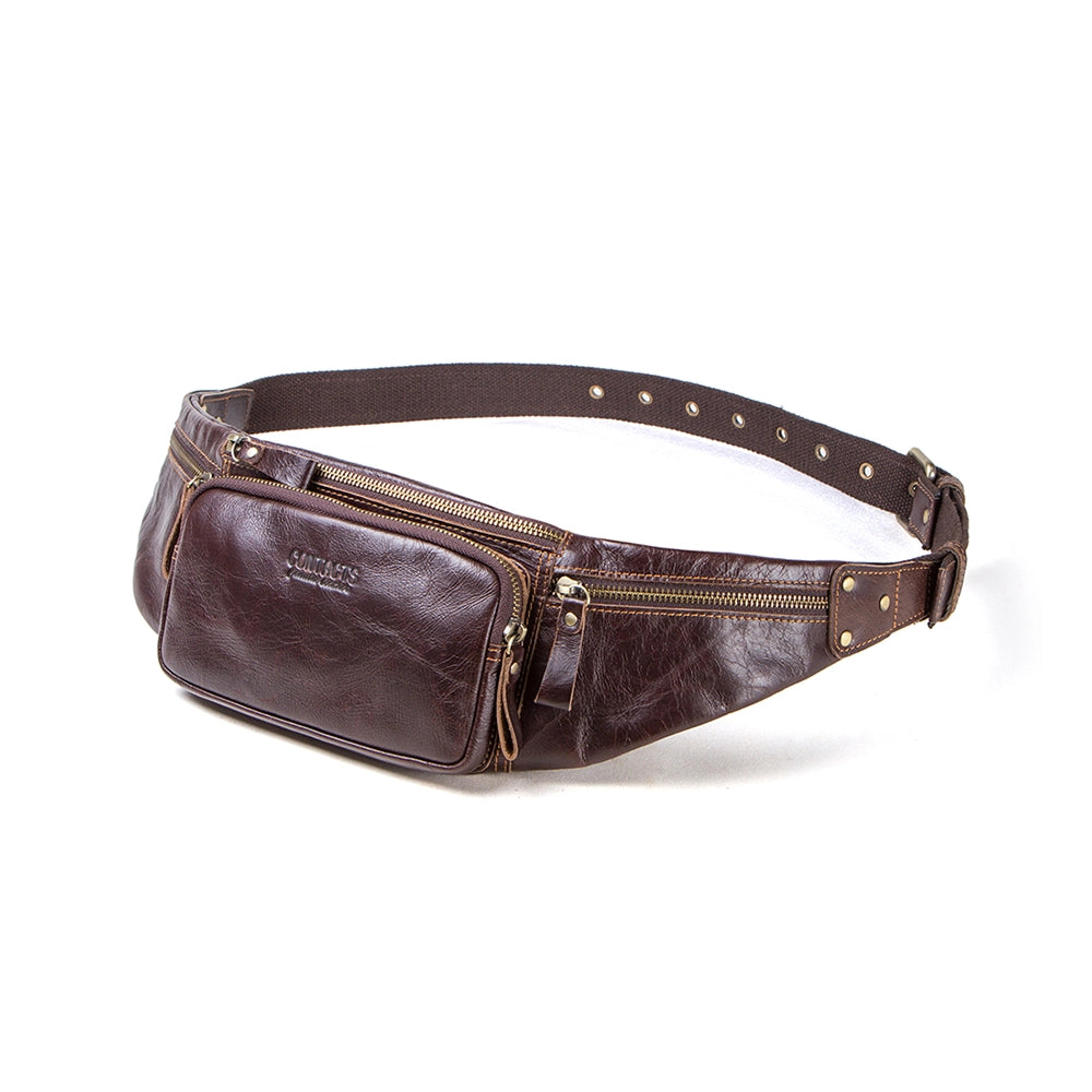 Men's Leather Fanny Pack