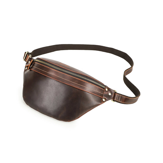 Men's Leather Fanny Pack