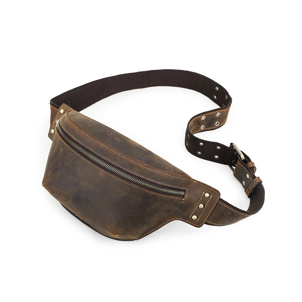 Men's Leather Fanny Pack