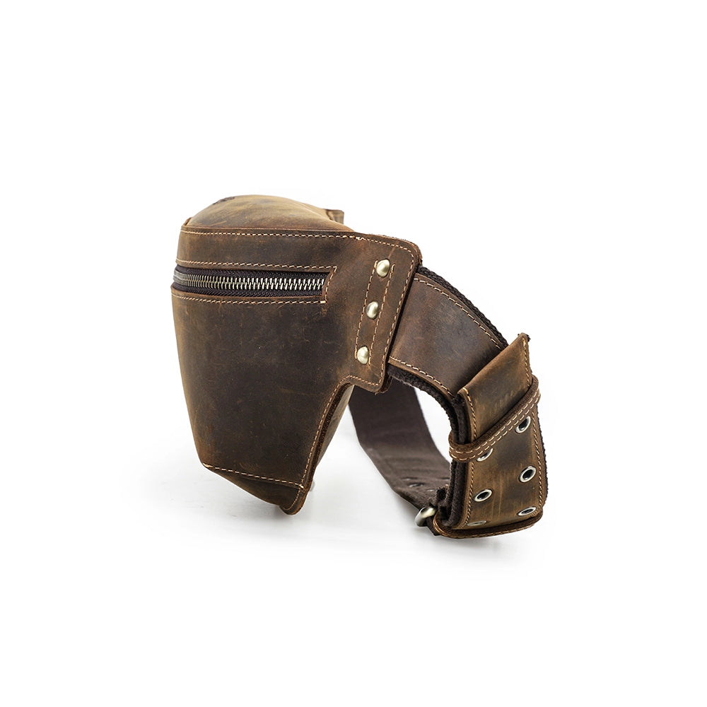 Men's Leather Fanny Pack