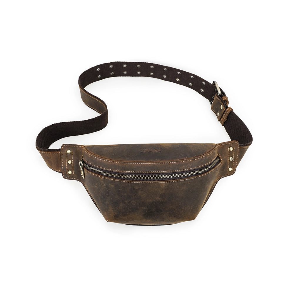Men's Leather Fanny Pack