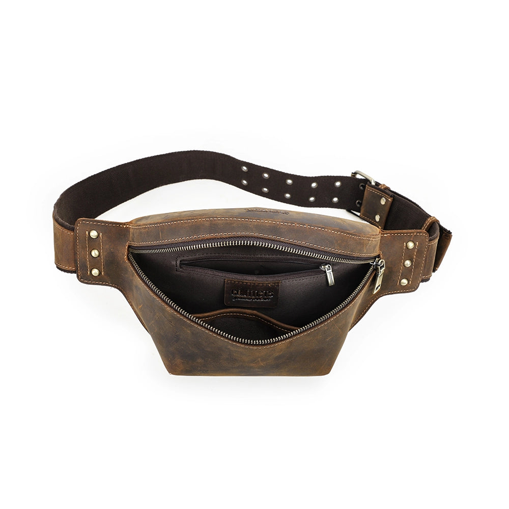 Men's Leather Fanny Pack