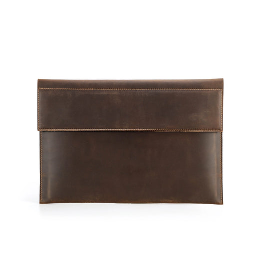 Leather Laptop Sleeve For 15" MacBook Pro / Air – Free Monogram