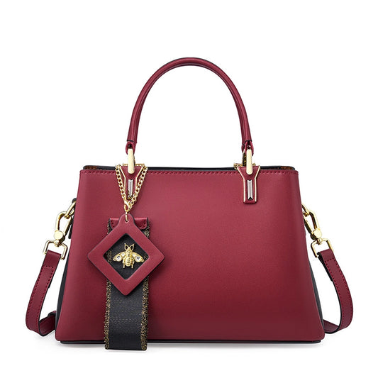 Leather Top Handle Satchel