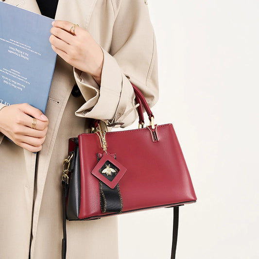 Leather Top Handle Satchel