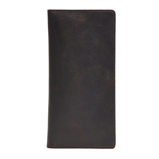 Vintage Artisan Slim Bifold Leather Wallet