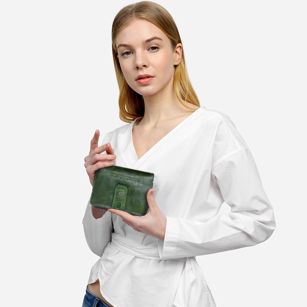 Women's Leather Bifold Wallet