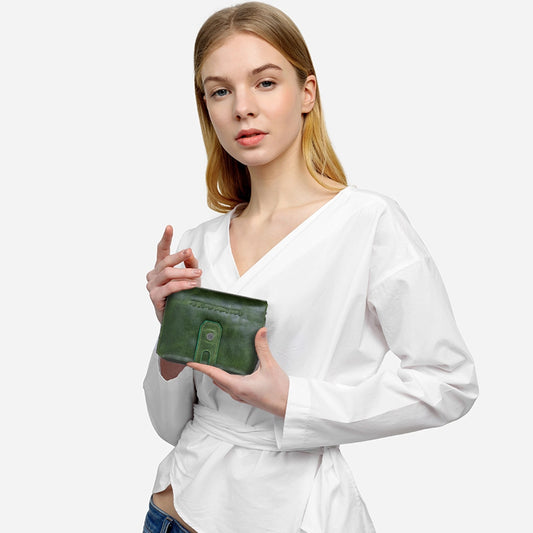Women's Leather Bifold Wallet