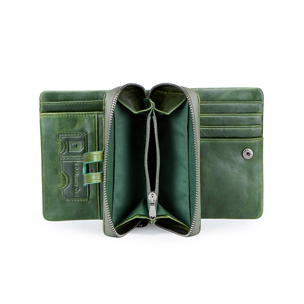 Women's Leather Bifold Wallet