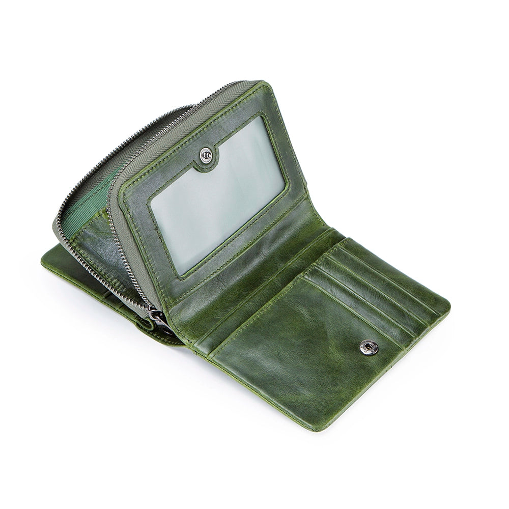 Women's Leather Bifold Wallet