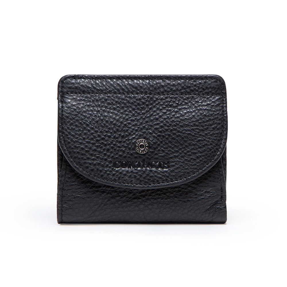 Women's Compact Leather Bifold Wallet