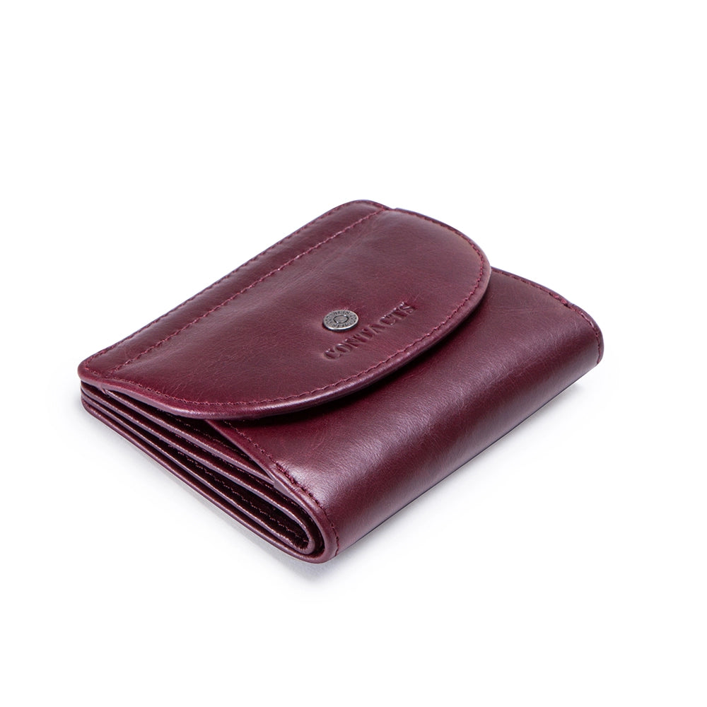 Women's Compact Leather Bifold Wallet