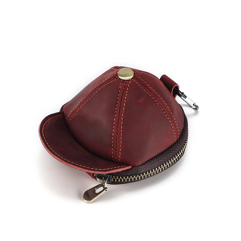 Mini Leather Coin Purse Cap Shape Purse – Luke Case Mini Leather Coin Purse Cap Shape Purse – Luke Case