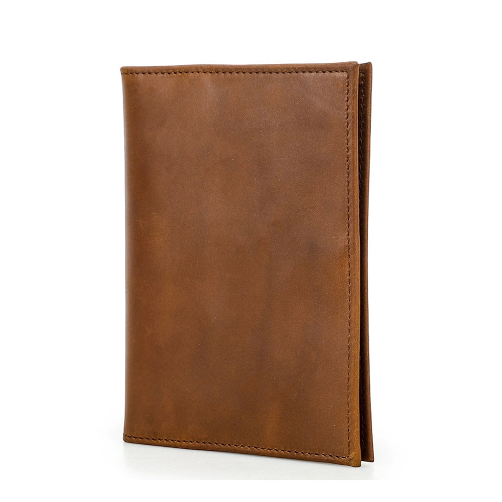 Vintage Leather AirTag Bifold Wallet with RFID Blocking