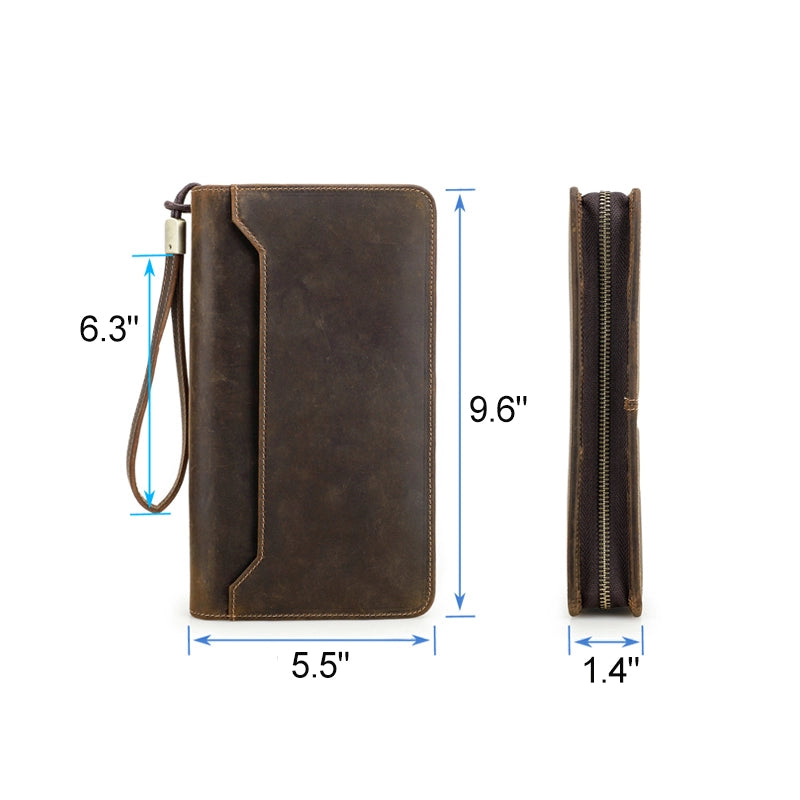 Voyager AirTag Leather Travel Wallet