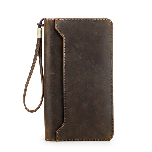 Voyager AirTag Leather Travel Wallet