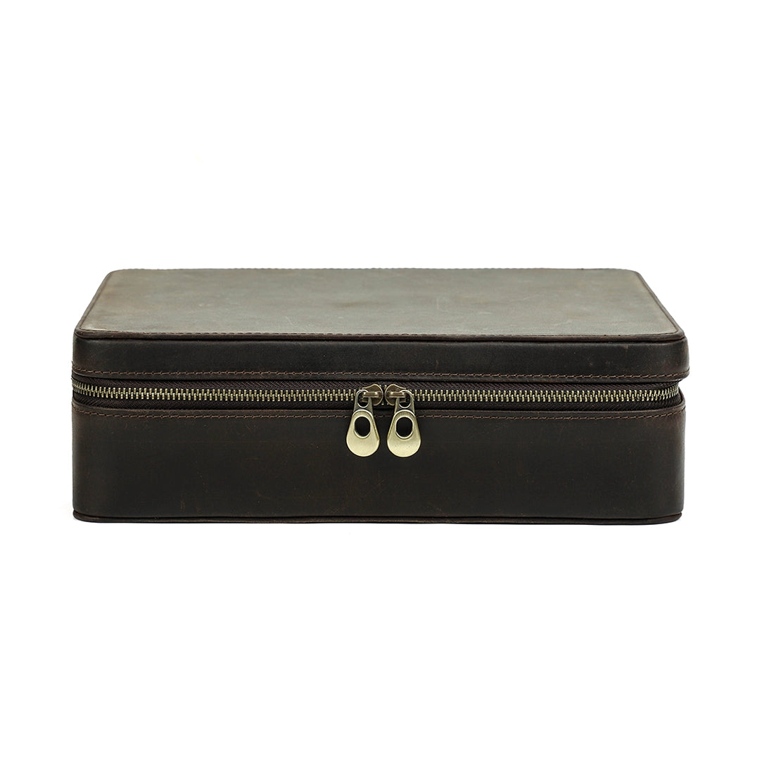 Leather Watch Box For 10 Watches - Free Monogram
