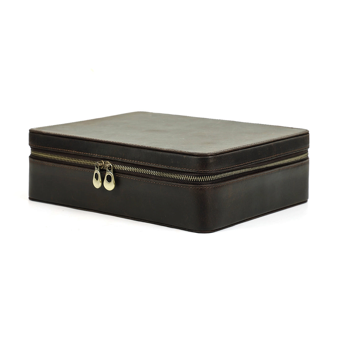 Leather Watch Box For 10 Watches - Free Monogram
