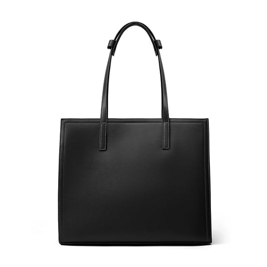 Classic Leather Work Tote Bag