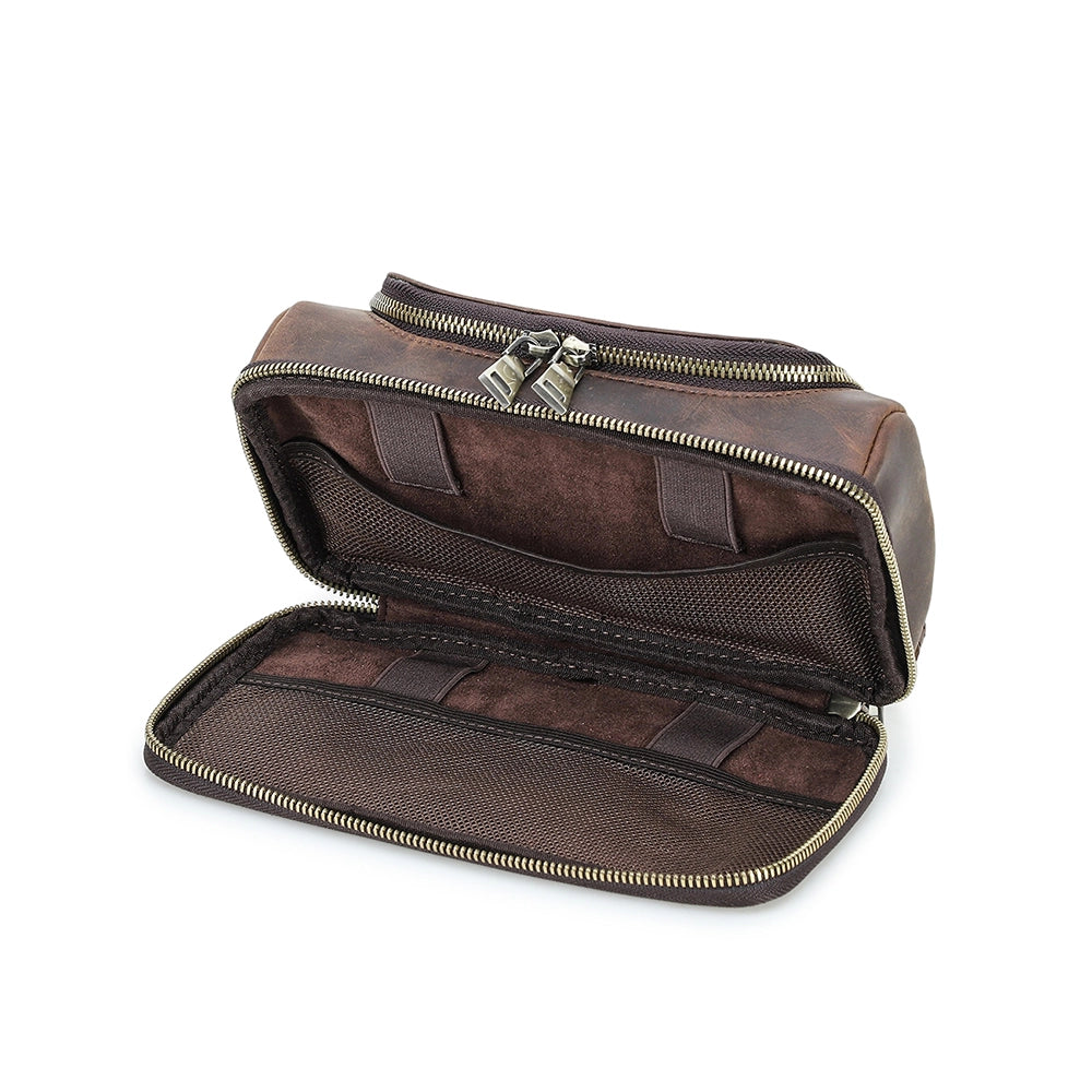 Leather Tech Organizer - Free Monogram
