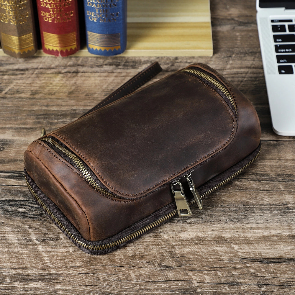 Leather Tech Organizer - Free Monogram