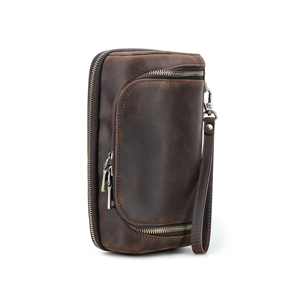 Leather Tech Organizer - Free Monogram