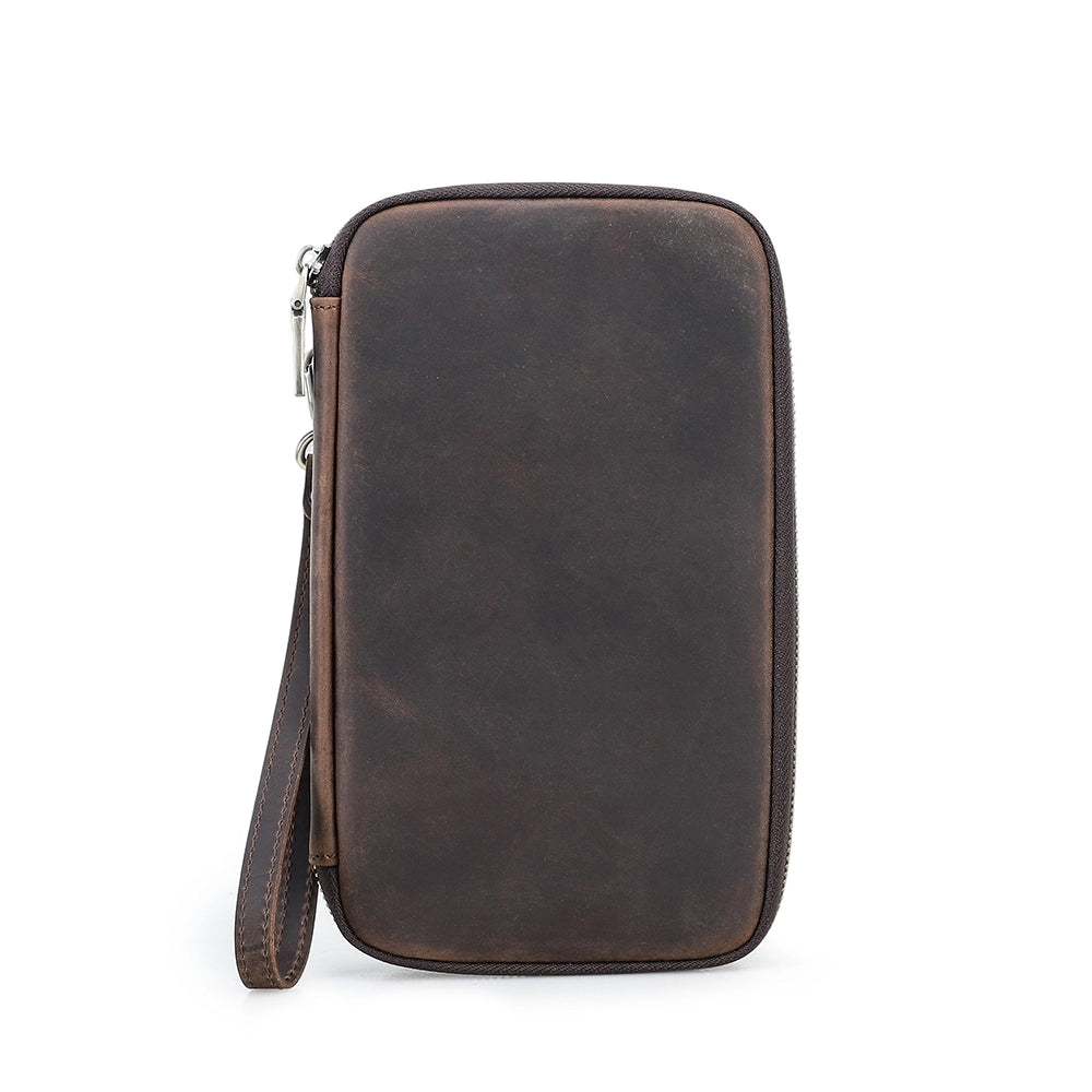 Leather Tech Organizer - Free Monogram