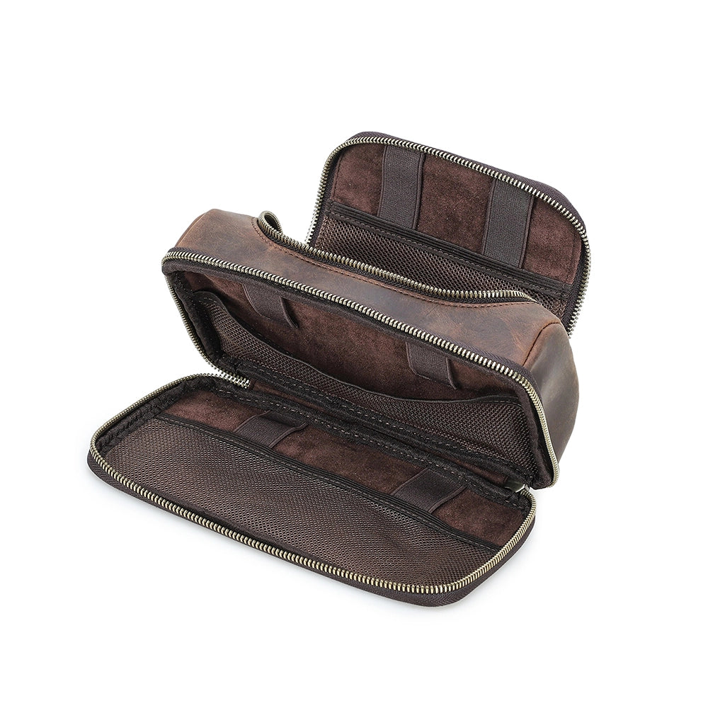 Leather Tech Organizer - Free Monogram