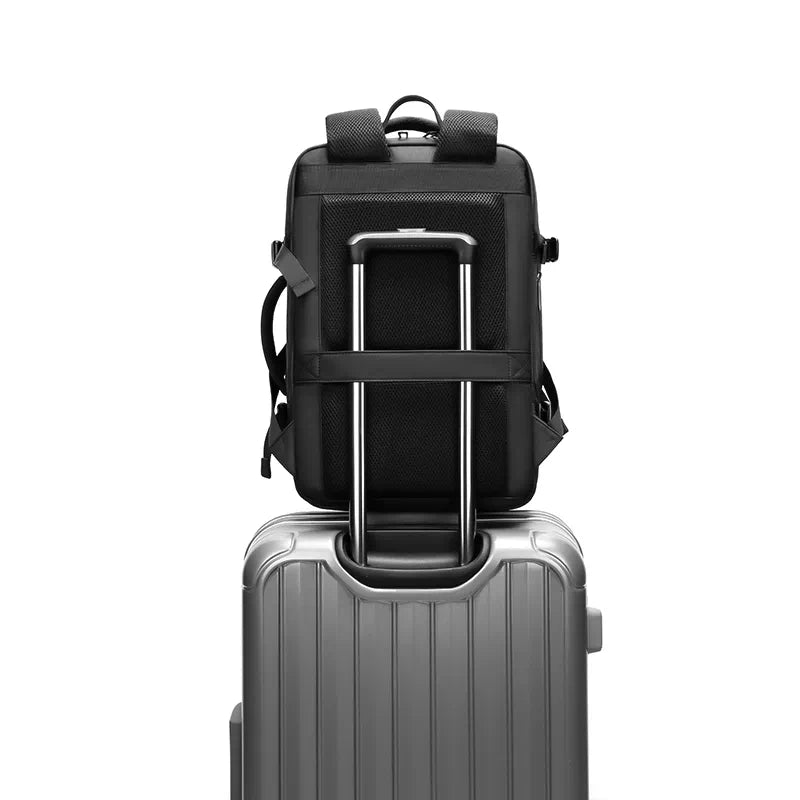 Men's Expandable Travel Backpack International Travel Carry On Backpack –  Luke Case
