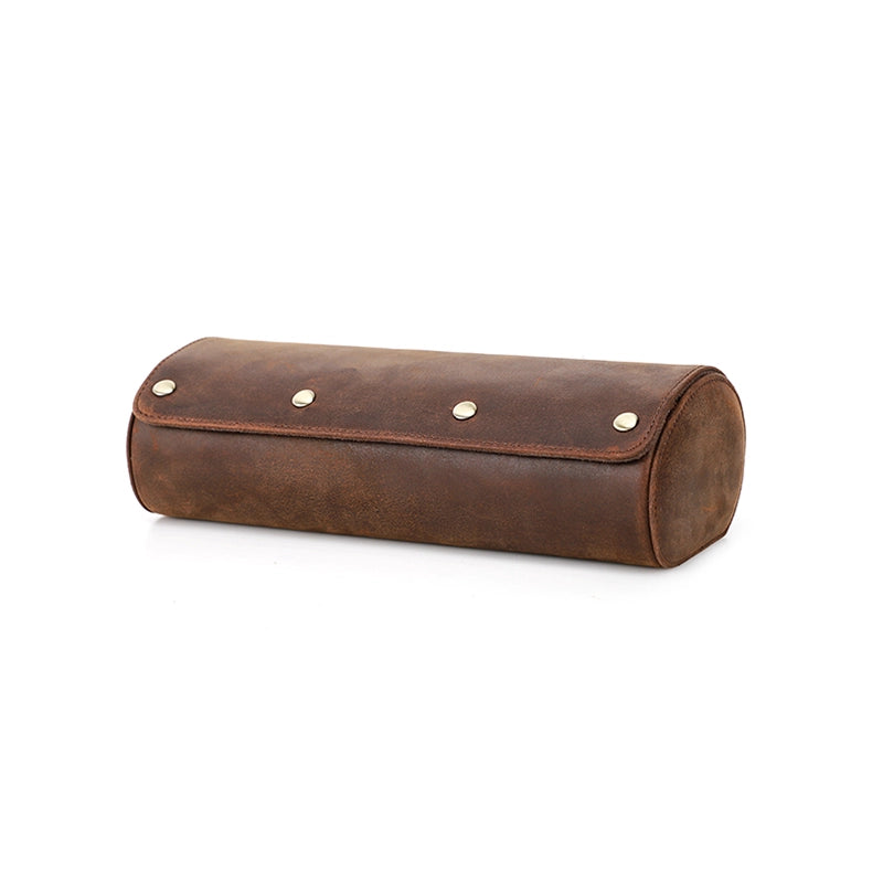 Leather Watch Travel Case For 3 Watches - Free Monogram