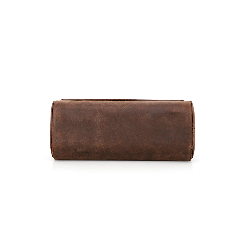 Leather Watch Travel Case For 3 Watches - Free Monogram