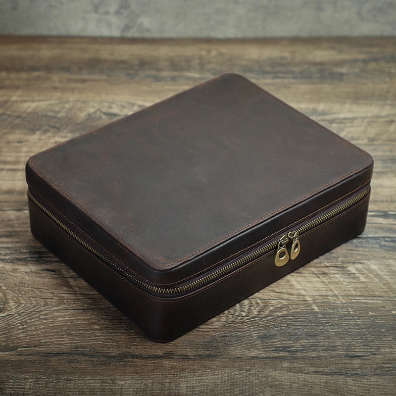 Leather Watch Box for 10 Watches