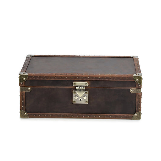 Regent Vintage Leather Watch Trunk – 10 Watch