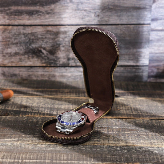 Leather Watch Case for 1 Watch