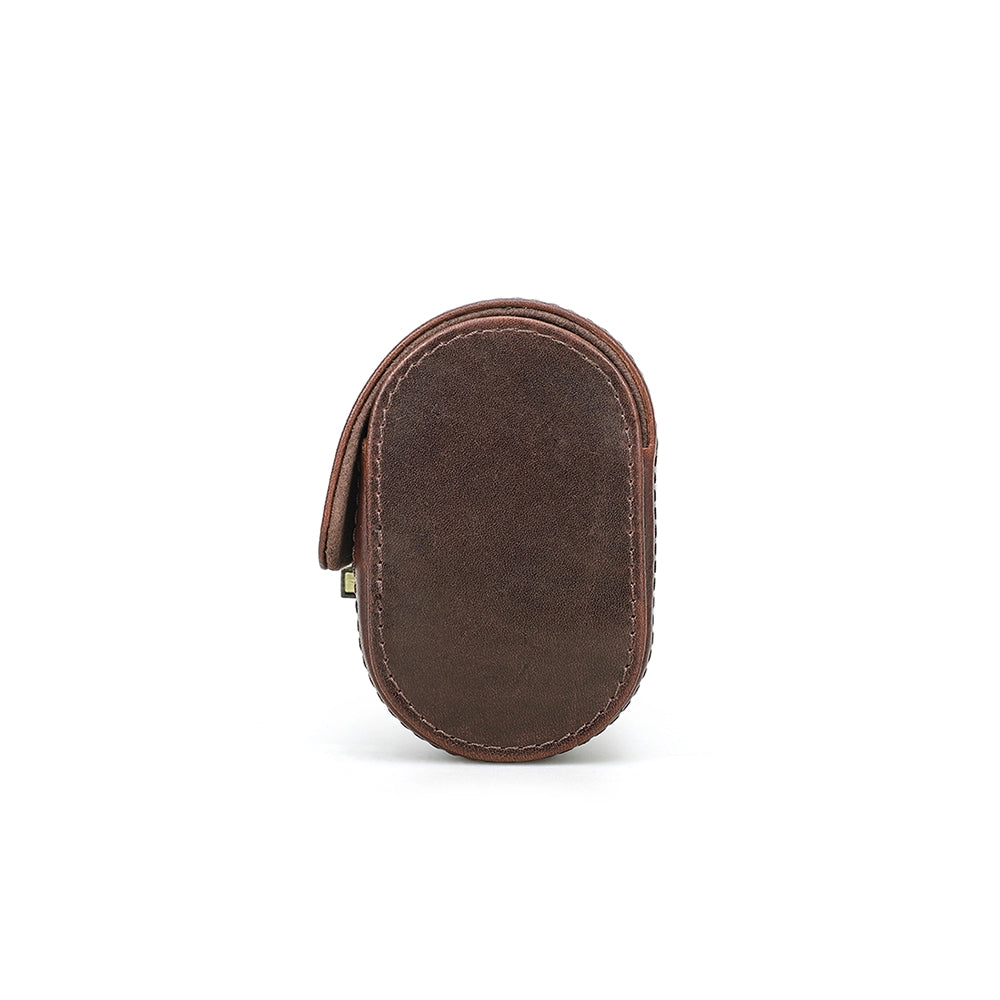 Leather Watch Case For 3 Watches - Free Monogram