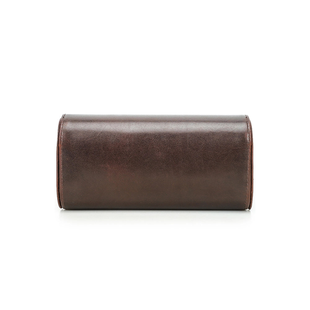Leather Watch Case For 3 Watches - Free Monogram