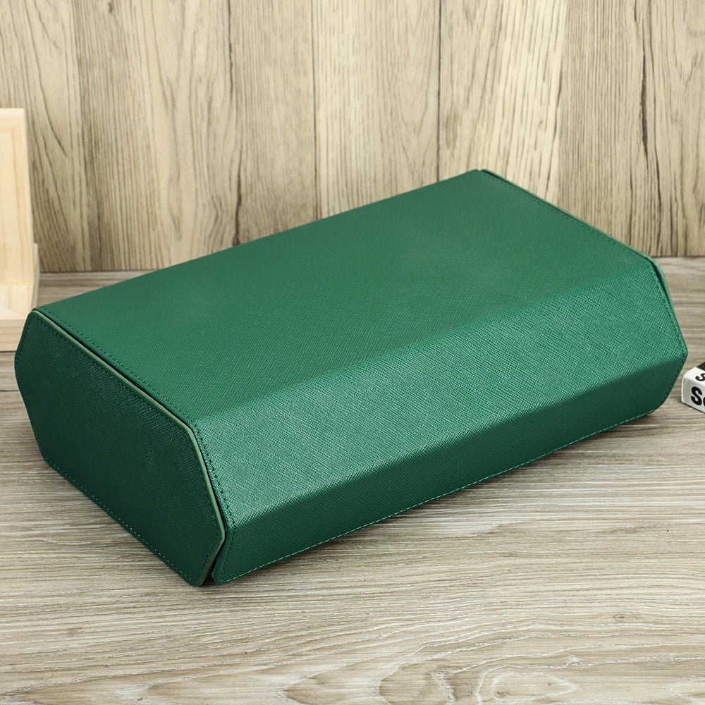 Saffiano Leather Watch Case For 8 Watches - Free Monogram