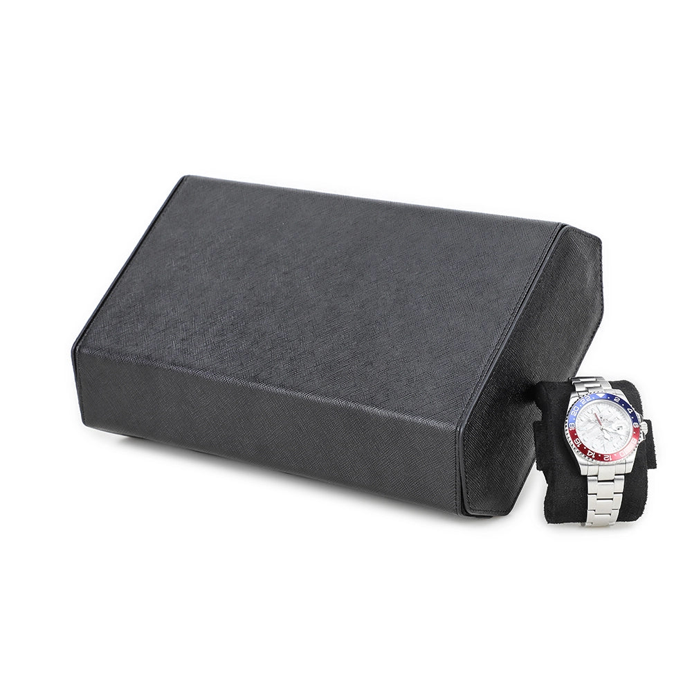 Saffiano Leather Watch Case For 8 Watches - Free Monogram