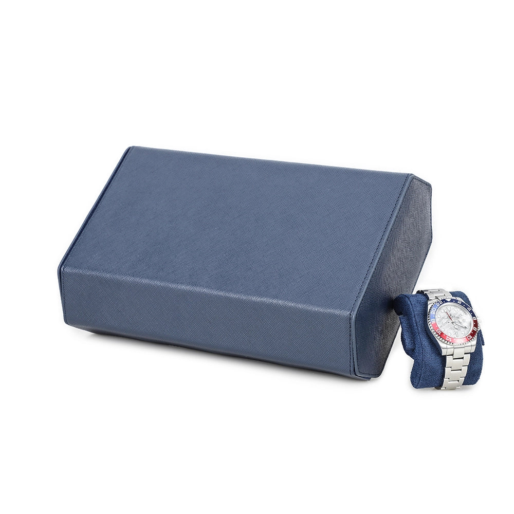 Saffiano Leather Watch Case For 8 Watches - Free Monogram