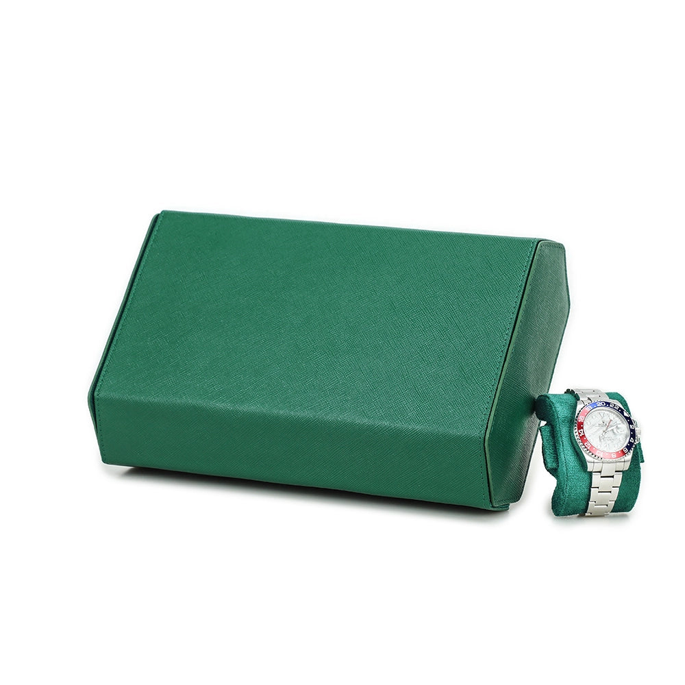 Saffiano Leather Watch Case For 8 Watches - Free Monogram