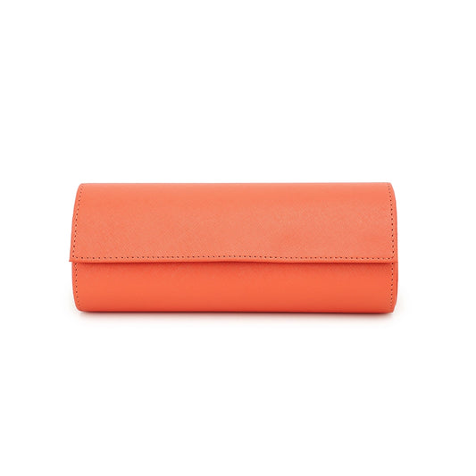 Saffiano Leather Watch Case For 3 Watches - Free Monogram