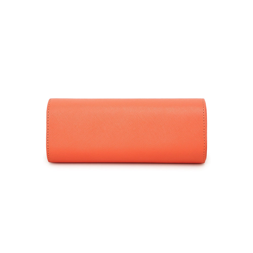 Saffiano Leather Watch Case For 3 Watches - Free Monogram