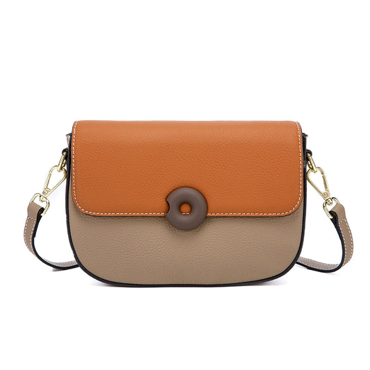 Leather Flap Crossbody Bag