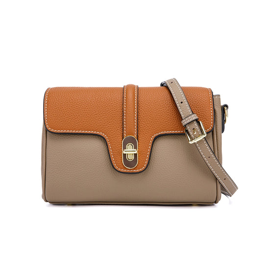 Leather Flap Crossbody Bag