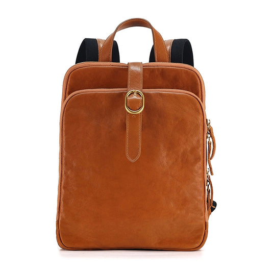 Women's Leather Laptop Backpack