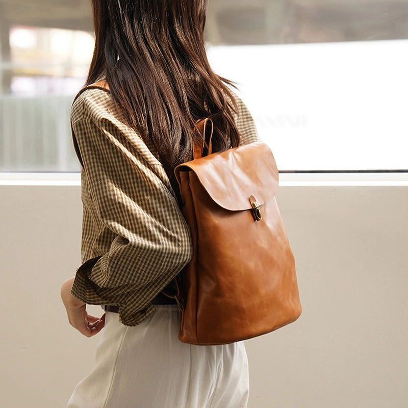 Women's Leather Backpack Purse