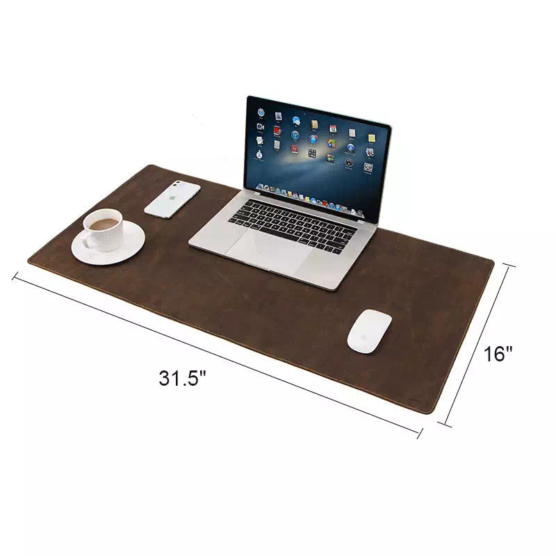 Crazy Horse Leather Desk Pad (31.5" × 16")