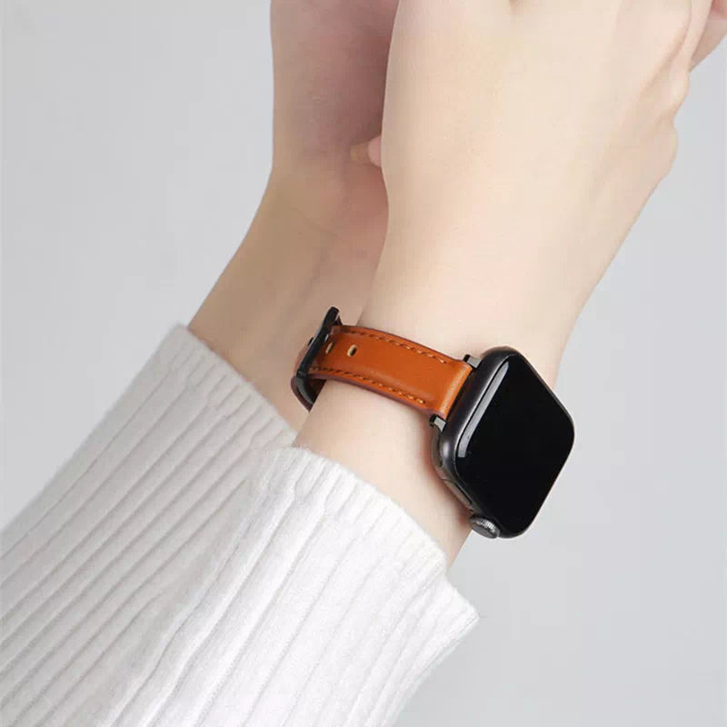 Leather Apple Watch Band for Women and Men Luke Case