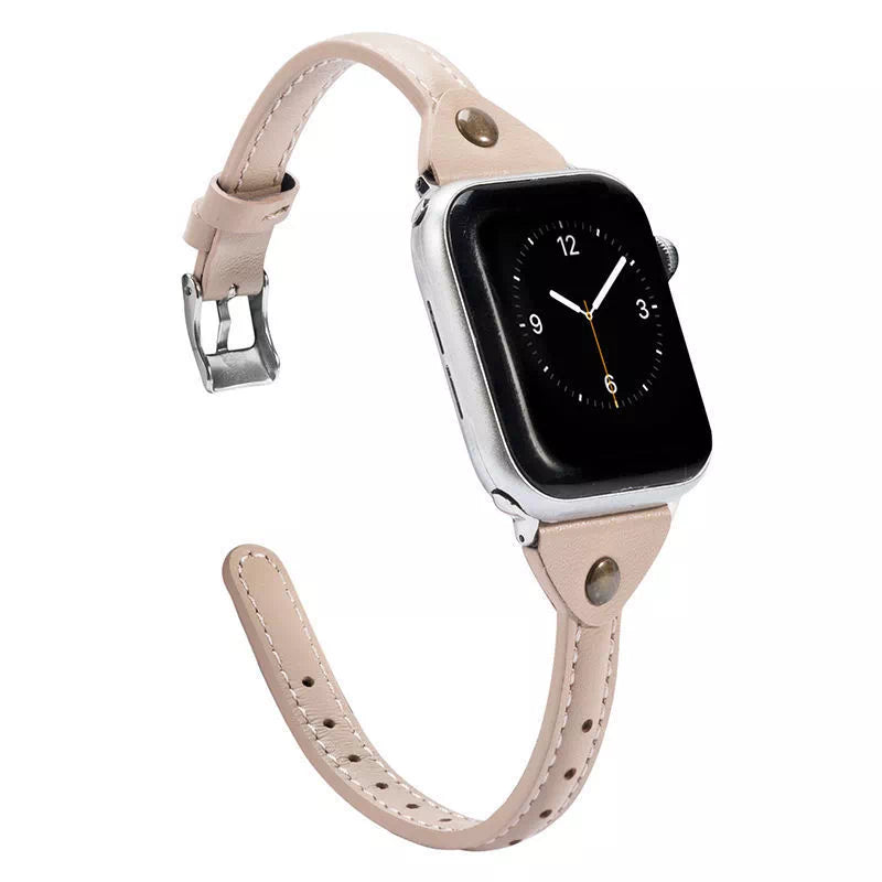 Women's Slim Classic Leather Apple Watch Band